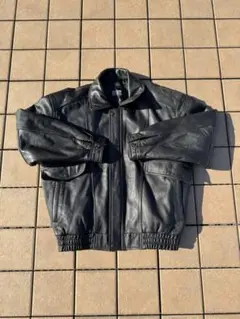 DURANTE ブラックレザージャケット LサイズA-2 type