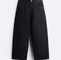 ZARA スタジオニコルソン バルーンデニムパンツ Sサイズ ブラックのサムネイル