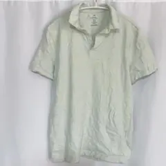 ★一点もの★H&M スリムフィット ポロシャツライトグリーン 【M】のサムネイル