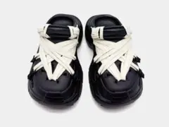 CROCS メガクラッシュ rick owens 風 メガレース メガクラッシュ rick owens クロックス厚 geek - メルカリ