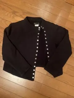 agnes b. ブラックショートジャケット