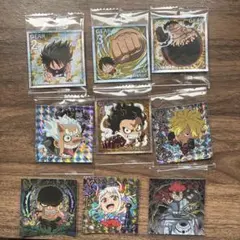 ウエハースシール　ふアニメキャラクター ステッカー 9枚セット