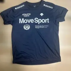 DESCENTE Move Sport ネイビー Tシャツ