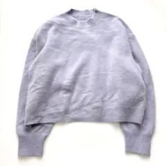 ダイアグラム　Diagram チャイニーズラクーン　長袖ニット　タヌキ　パープル