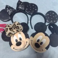 ミッキー・ミニー カチューシャ ショルダーバッグ