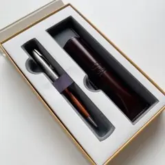 LACHIEVA LUX カリンローラーボールペン&レターオープナーセット