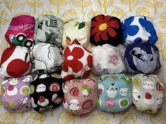色々な生地で作ったお手玉15個セット　　　13