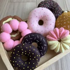 フェルトドーナツ　8個セット