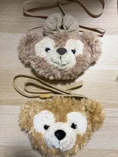 ディズニー　ダッフィー・シェリーメイ ポシェット 2点セット