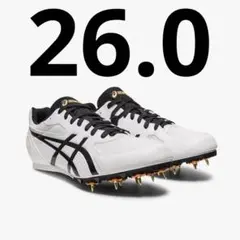 ASICS EFFORT 13 ホワイト/ブラック　26.0 陸上スパイク