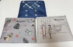 Aquascutum エコバッグ 3点セットのサムネイル