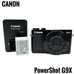【動作確認済、美品】キャノン Canon G9X/ブラック コンデジ PowerShot キヤノン Canon G9X MarkII パワーショット ブラック