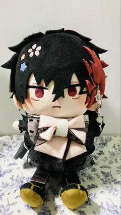 刀剣乱舞 わんぱく用 ぬい服 ミニエプロン スタイ ピンク ブラック 桃色 黒