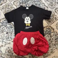 ミッキーマウス Tシャツ・ショートパンツセット 90