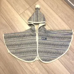 familiar フード付き　ポンチョ サイズ60-90cm