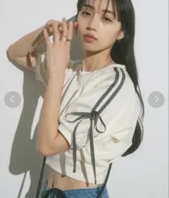 VANNIE U トラックリボントップスのサムネイル