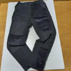 ドラッグストアーズ D.S.CLUB.デニムパンツ コーデュロイ切替 ブラック