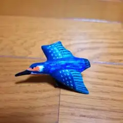 カワセミ　バードカービング　ブローチ