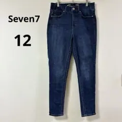 美品✨Seven7 セブンセブン ハイライズ スキニーデニム パンツ 12 濃紺