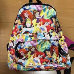 VANS×Disneyバンズ×ディズニー プリンセス総柄バックパック リュック