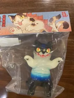 小夏屋 化猫怪獣 ネゴラ デビルマン 蓄光 ソフビ フィギュア 新品未開封 化猫怪獣 ネゴラ デビルマン カラー ソフビ 小夏屋 新品未開封