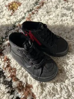 ★ほぼ未使用★Vans ブラック ハイカットシューズ ジッパー付き