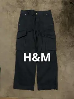 H&M エイチアンドエム　カーゴパンツ　デニム　ストレート　ストリートのサムネイル