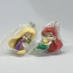 ディズニープリンセス　ぎゅーこっと　アリエル　ラプンツェル　２点