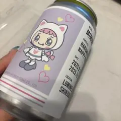 ナルミヤハッピーパーク　オリジナルラベル缶　ステッカー