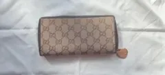 Gucci GGパターン 長財布 ベージュ