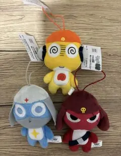 ナムコ限定 ケロロ軍曹 ぬいぐるみマスコット 3種類