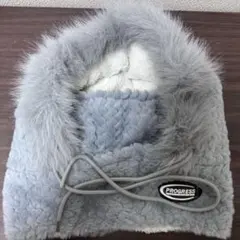 m*.様 フード付きネックウォーマー 防寒 冬用 口元カバー