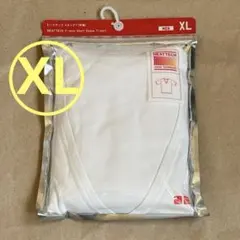ユニクロ　ヒートテック　VネックT（半袖）HEATTECH XL ホワイト
