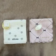セリーヌ　トッカ　タオルハンカチ　2枚セット