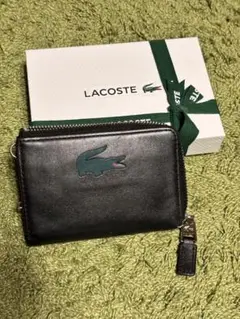 LACOSTE レザー ブラック キーケース