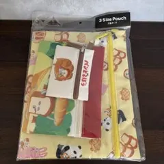 パンどろぼう 3連ポーチ 新品・未開封品⭐︎のサムネイル