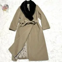 未使用級✨ LANVIN ランバン 2way ファー付き アンゴラコート　M