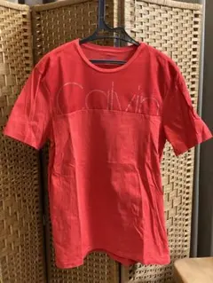 Calvin Klein Jeans メッシュTシャツ XS レッド
