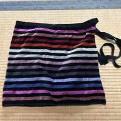 SONIA RYKIEL タブリエ エプロン マルチボーダーのサムネイル