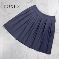 美品✨フォクシー ラメ入ツイードキュロット 40 ホワイト - メルカリ