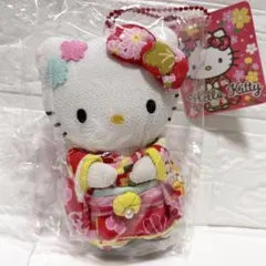 未使用　サンリオ　ハローキティ　和装ちりめんマスコット　着物　日本限定　ご当地