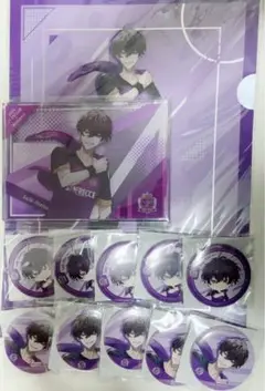 佐伯イッテツ　J1 2024 楽天くじ アクリルブロック 缶バッジ ファイル