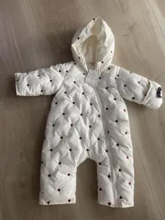 petit main 70サイズ ハートモチーフジャンプスーツ