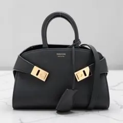 ⭐️美品⭐️ フェラガモ ハグ ハンドバッグ XS 2way ブラック ミニ