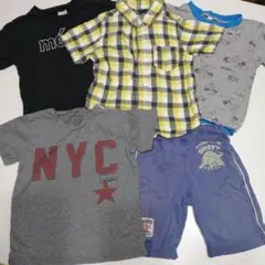 男の子　ベビー服　子供服　半袖　半ズボン　まとめ売り　セット