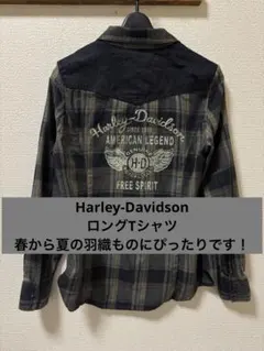 Harley-Davidson チェック柄長袖シャツ　Sサイズのサムネイル
