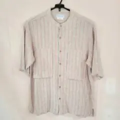 美品【チャオパニックティピー】半袖バンドカラーシャツ（L）