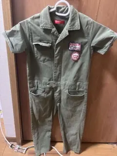 BABYDOLL カーキ オーバーオール つなぎ 110cm