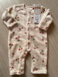 新品タグ付き　カバーオール　さくらんぼ
