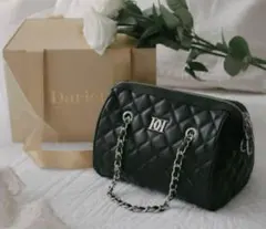 【新品 未使用】Darich ノベルティ キルティングレザーショルダーバッグ Darich ダーリッチ ノベルティ キルティングレザー ショルダー